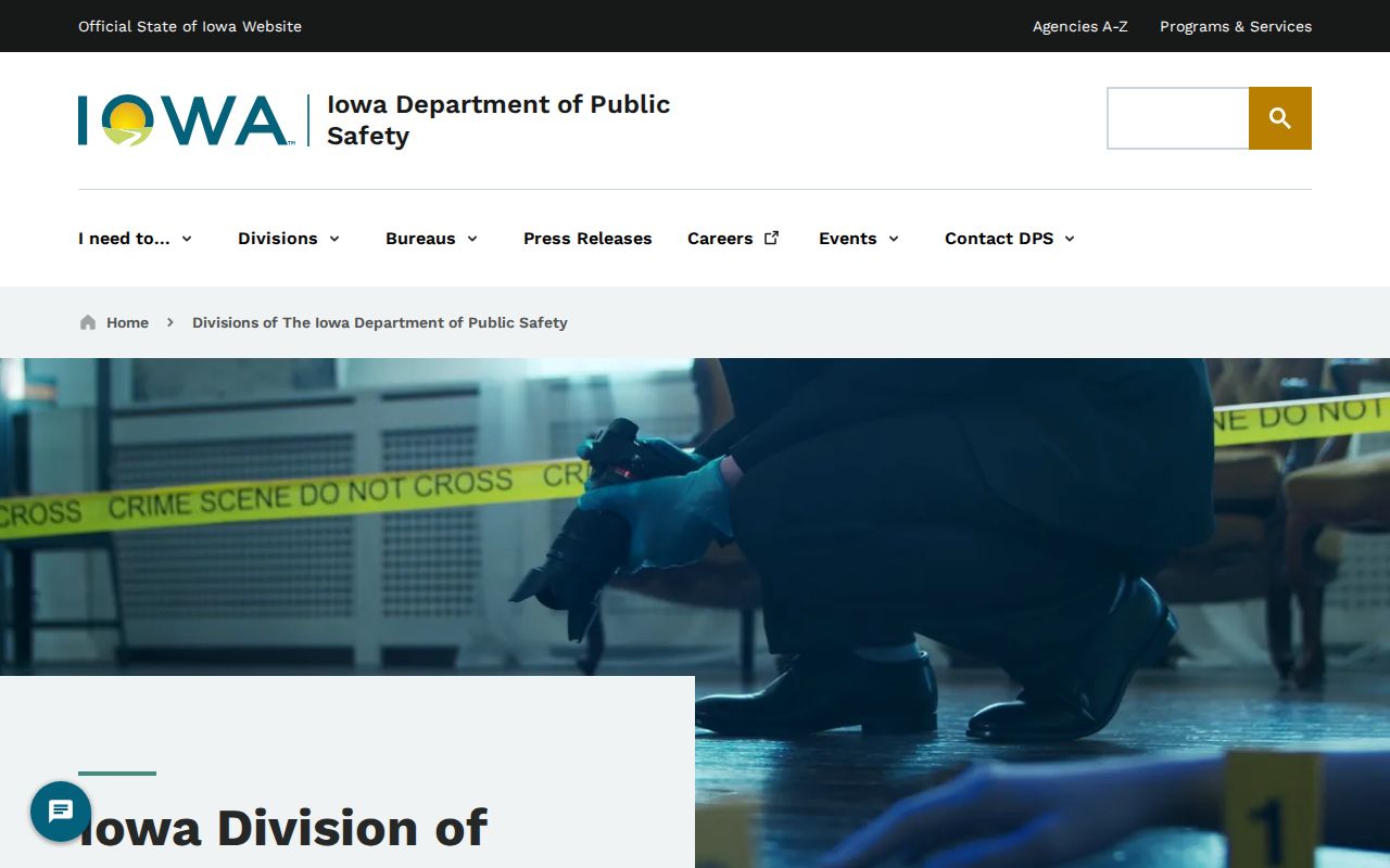 Iowa DCI overview for a Humeston statewide criminal record check