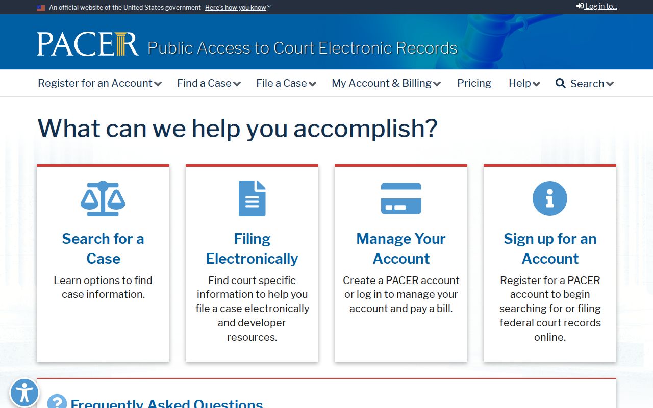 PACER federal court record source used beyond a Humeston record check